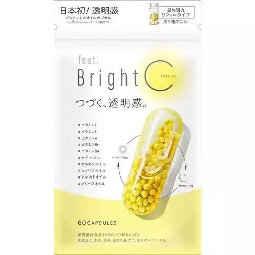 feat.BrightC  維他命C 膠囊 60粒（30日分）