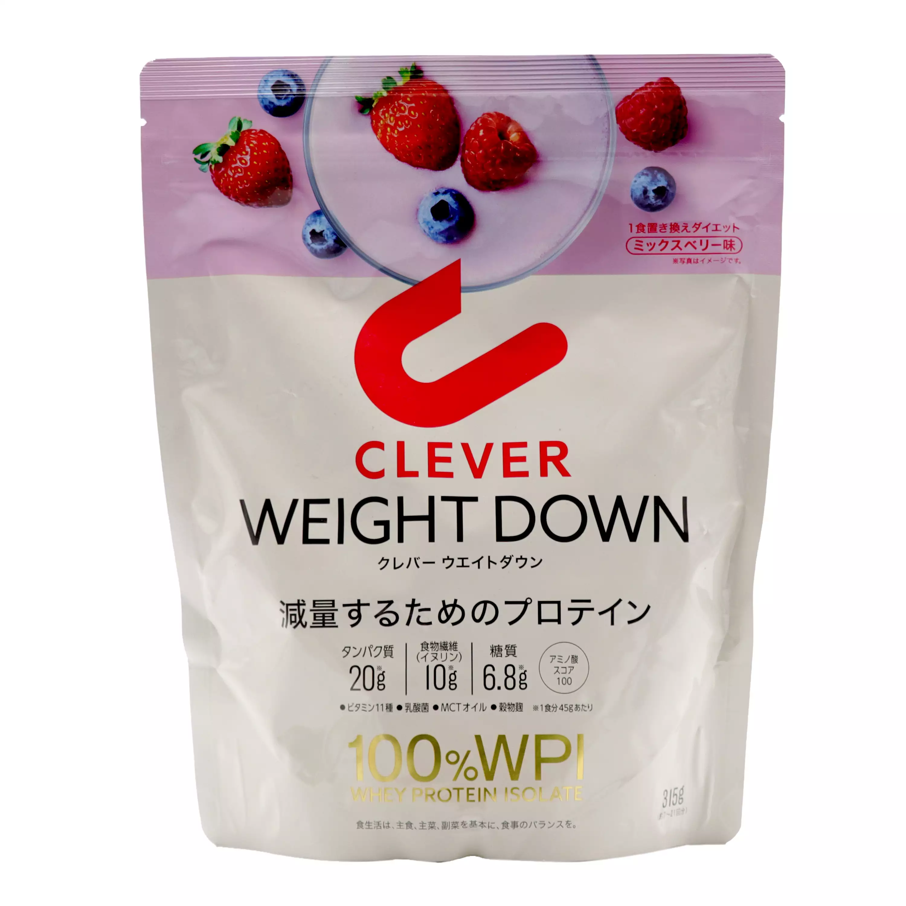 【CLEVER】 減重乳清蛋白 莓果風味－315g