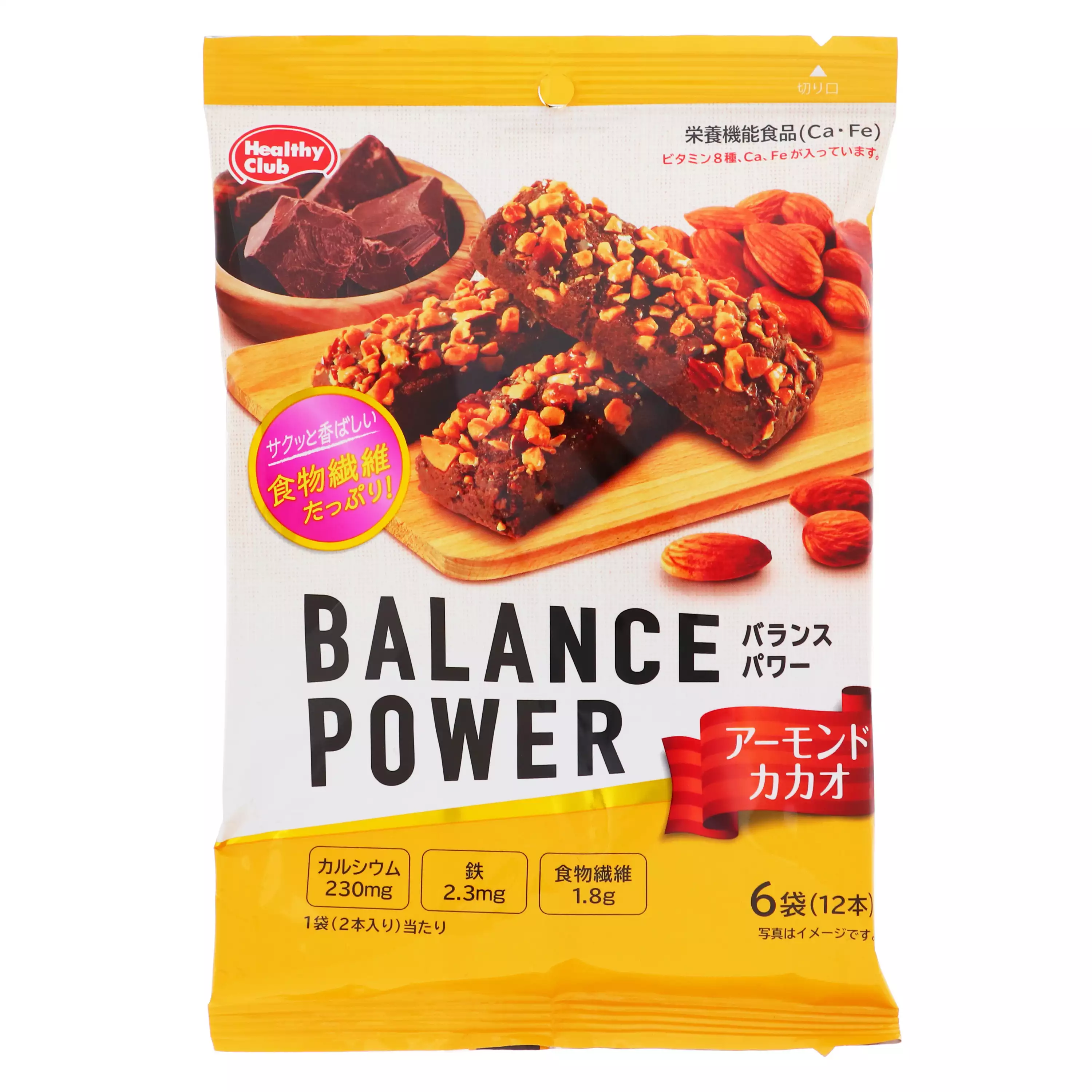 BALANCE POWER 能量棒杏仁可可味 6袋