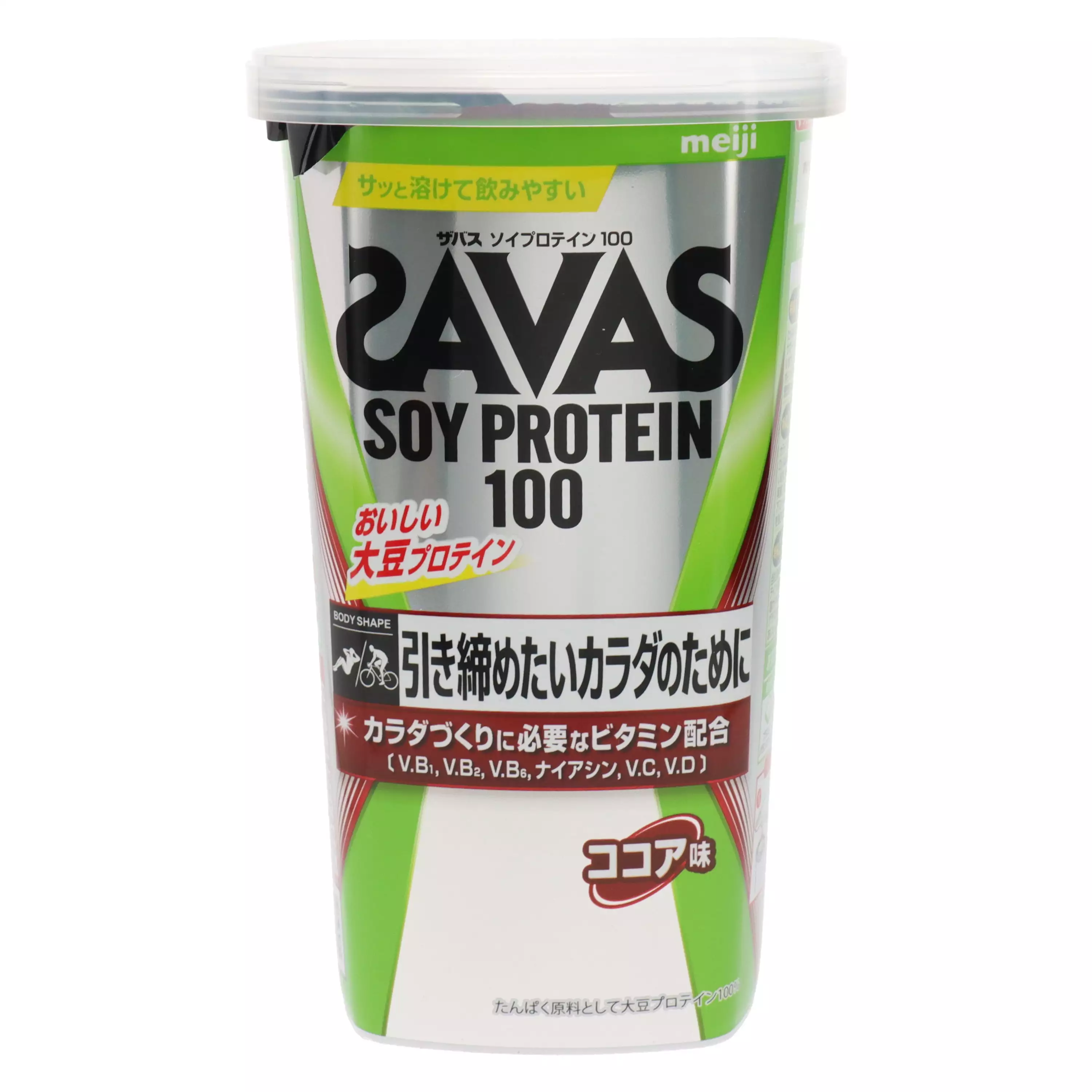 【明治 SAVAS】 大豆蛋白粉100 可可風味 11回 231g