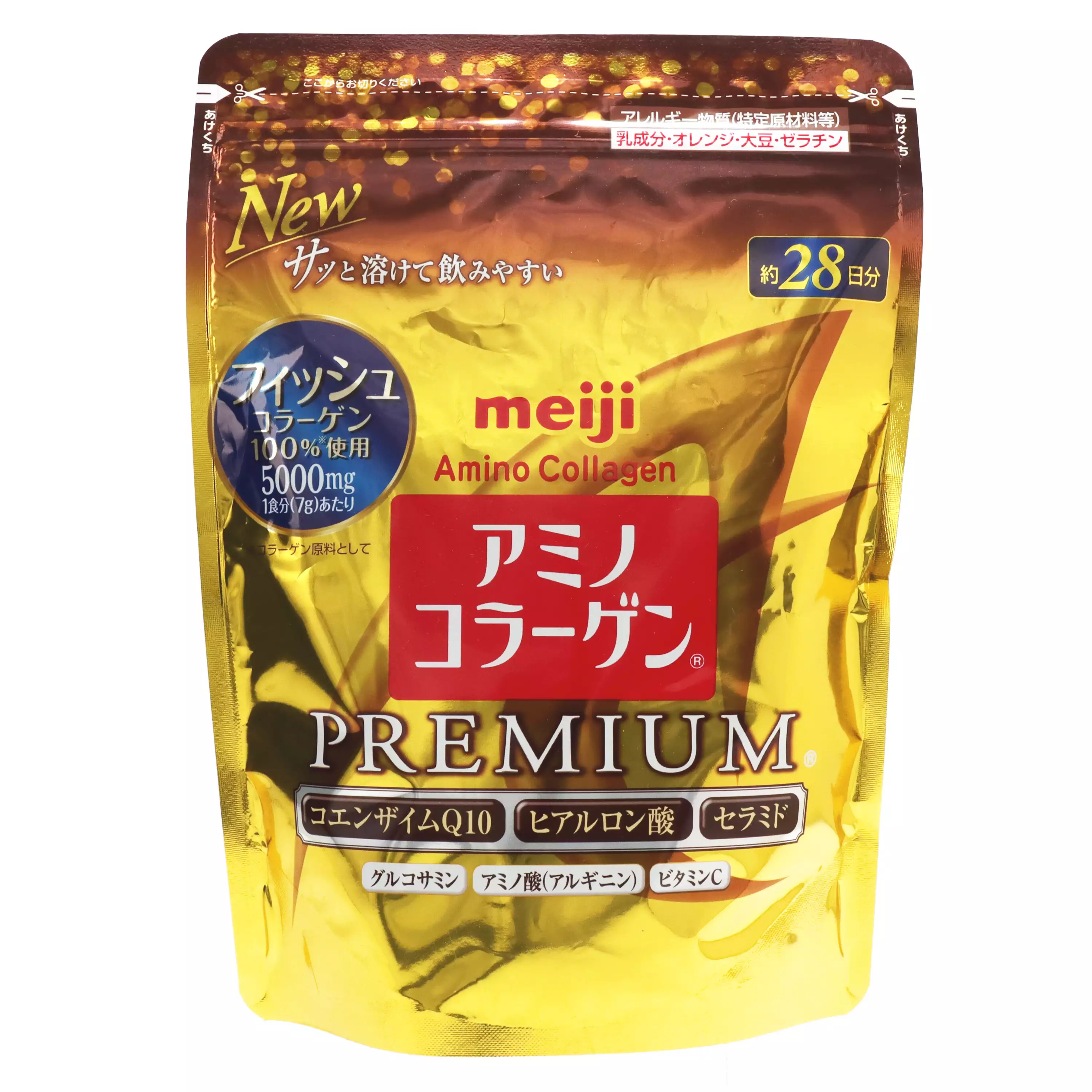 MEIJI明治 金裝氨基酸膠原蛋白粉Premium(196g 約28日分)