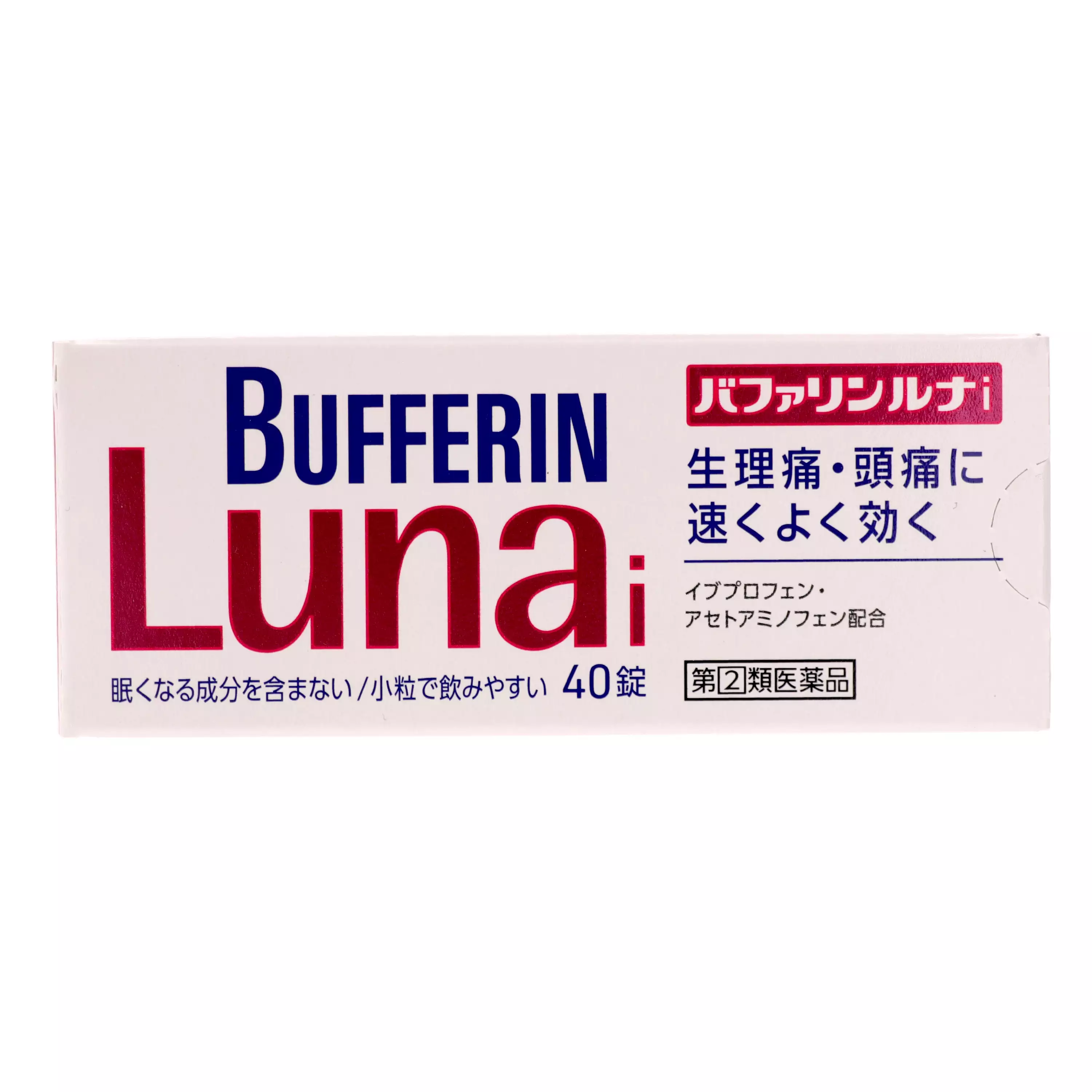 LION 獅王 BUFFERIN Luna i 速效生理頭痛止痛藥 40錠【指定第2類醫藥品】