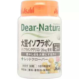 朝日Asahi Dear-Natura 大豆 異黃酮 紅菽草 30錠