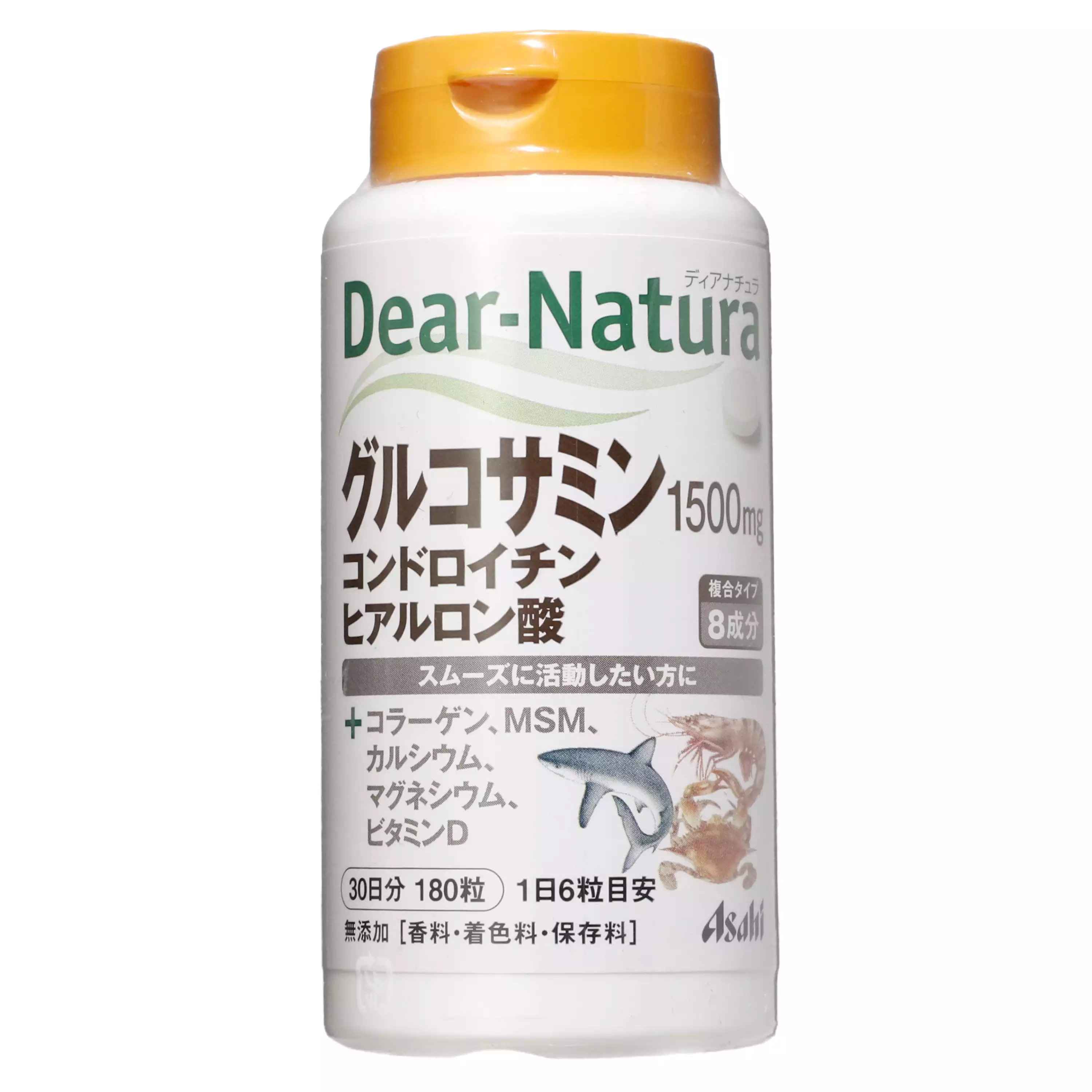 朝日Asahi Dear-Natura 葡萄糖胺・軟骨素・玻尿酸 30日