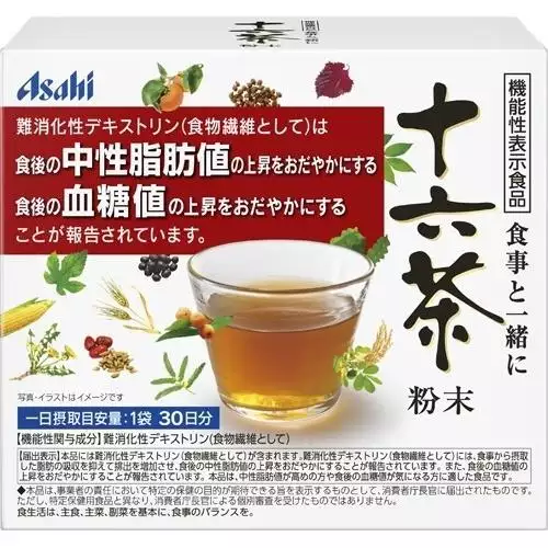 朝日Asahi 餐食搭配 十六茶 沖泡粉 30袋入