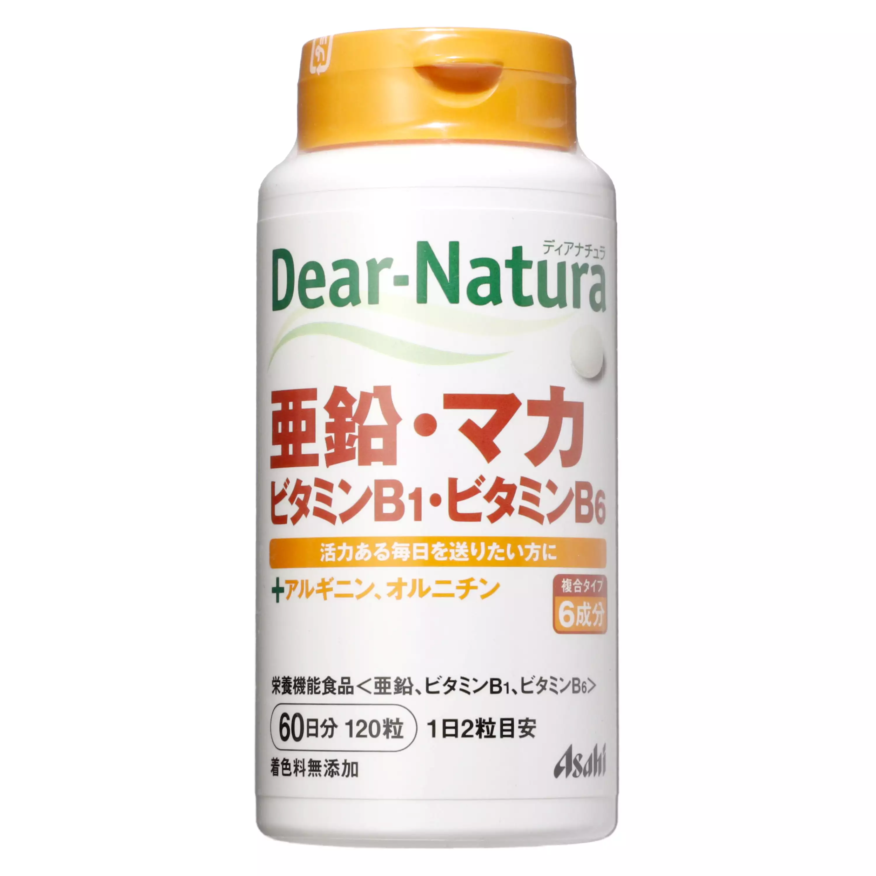 朝日Asahi Dear-Natura 鋅・Maca・維他命B1・維他命B6 60日份