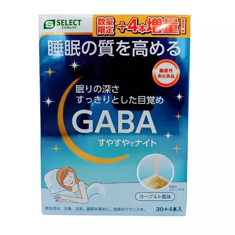 【S-SELECT】 GABA 舒眠 30+4包 增量款