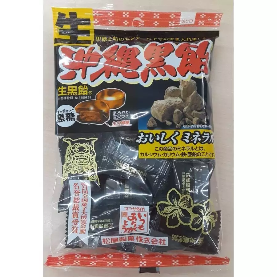 松屋製菓 生沖繩黑糖飴 136g