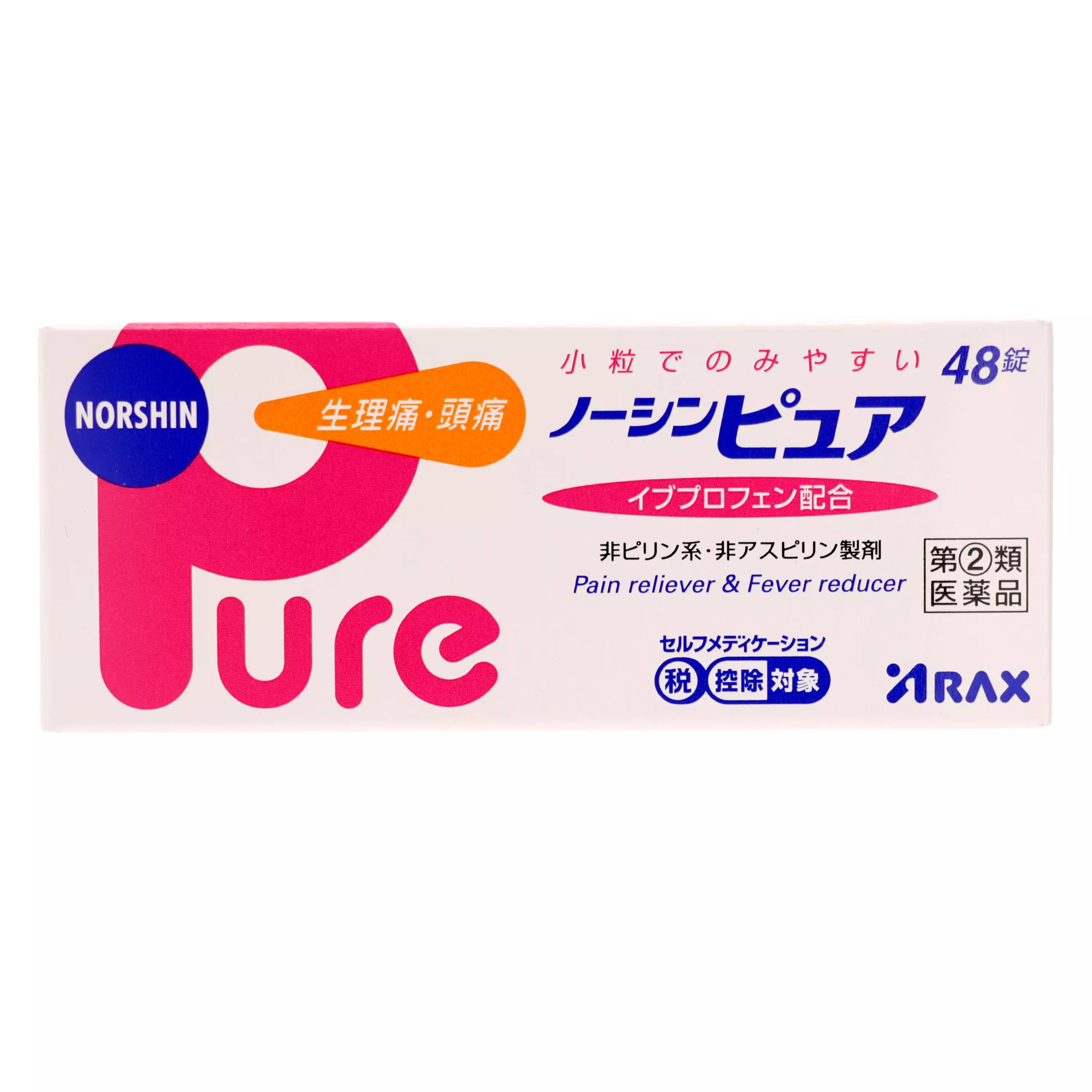 ARAX製藥 NORSHIN PURE止痛藥 48錠【指定第2類醫藥品】