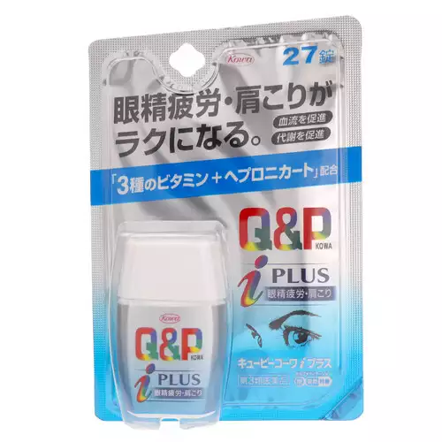 KOWA興和 Q&P iPlus消除眼部肩部疲勞 27粒 【第3類醫藥品】