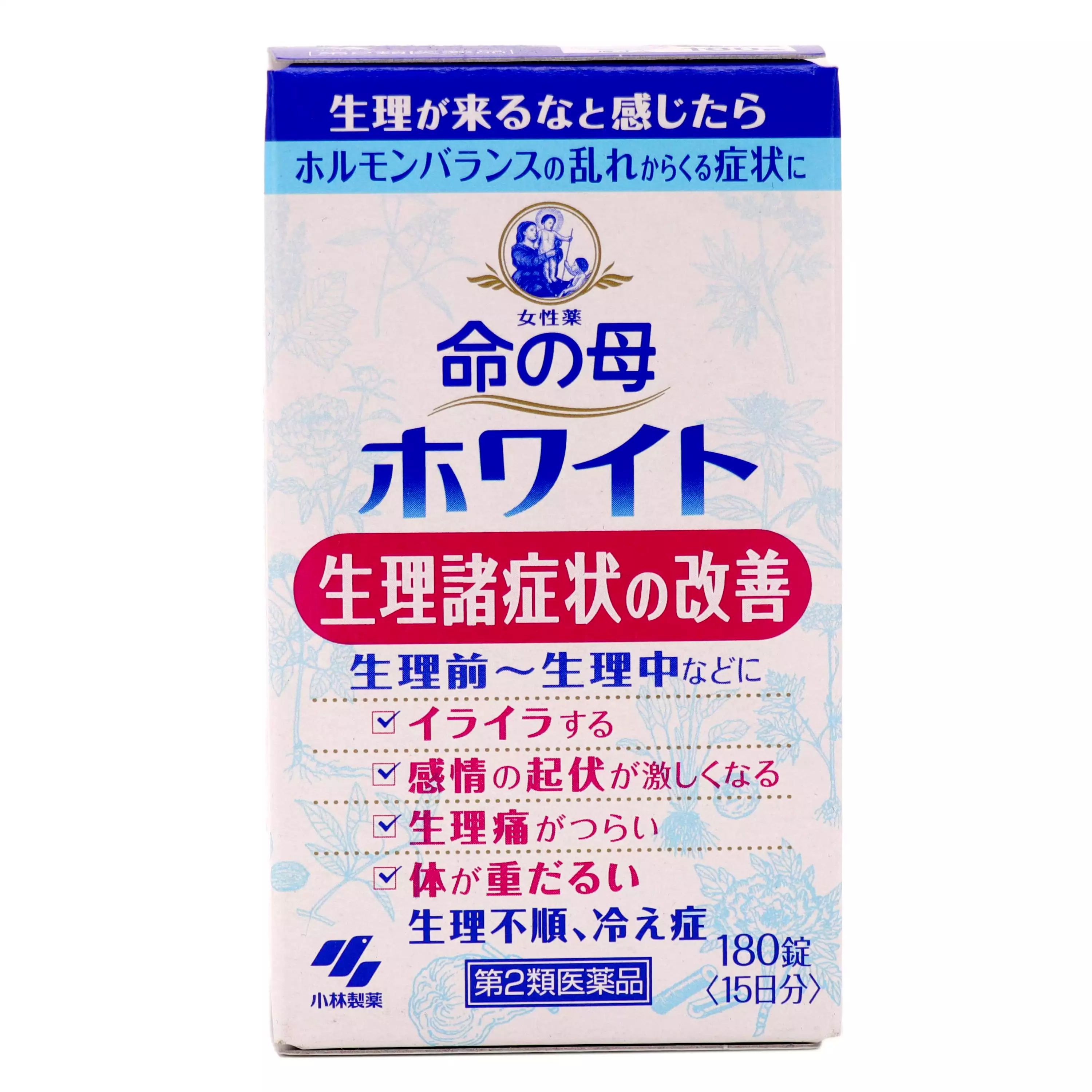 小林製藥 命之母WHITE 180錠 生理期調理【第2類醫藥品】