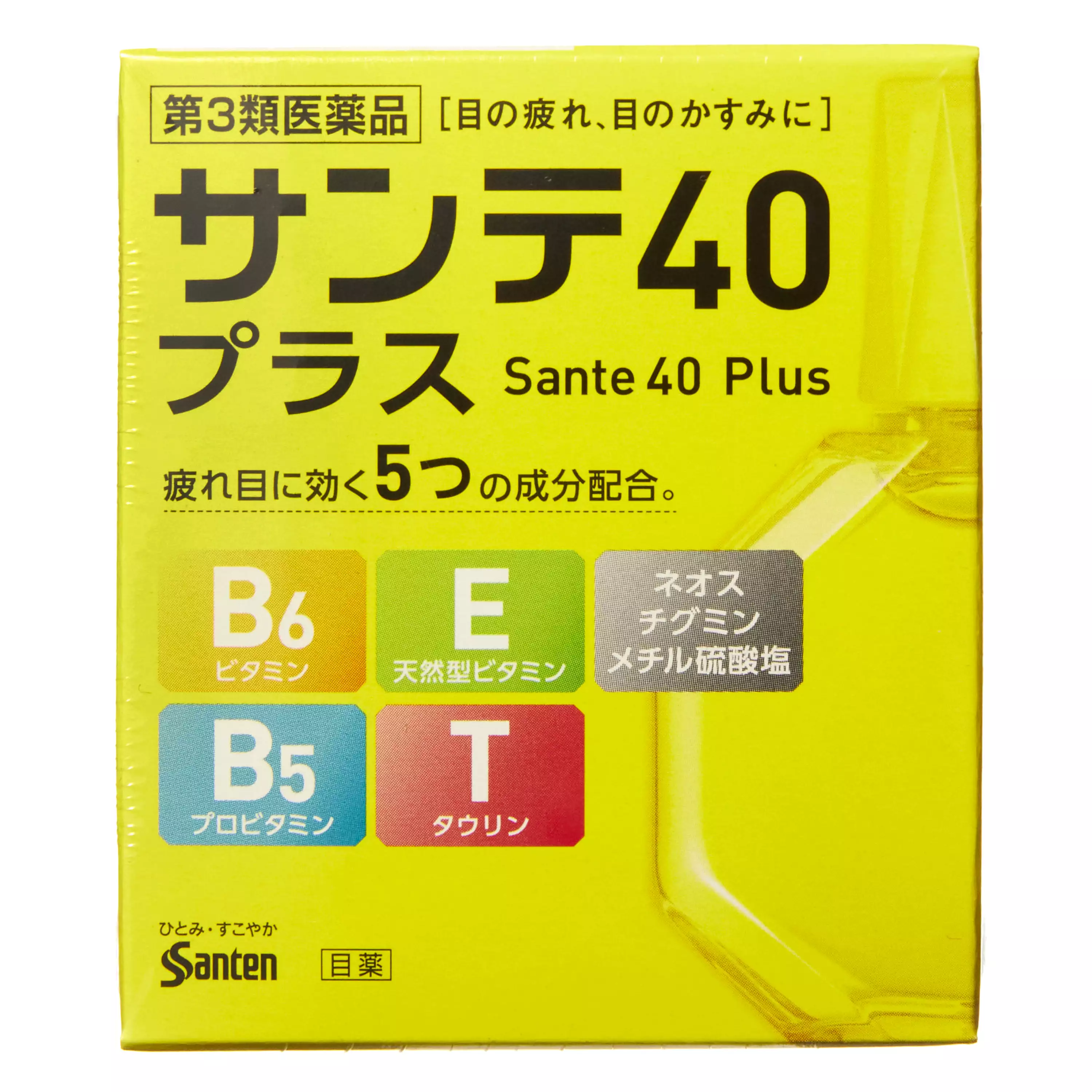 參天Sante 40PLUS 眼藥水 12ml【第3類醫藥品】