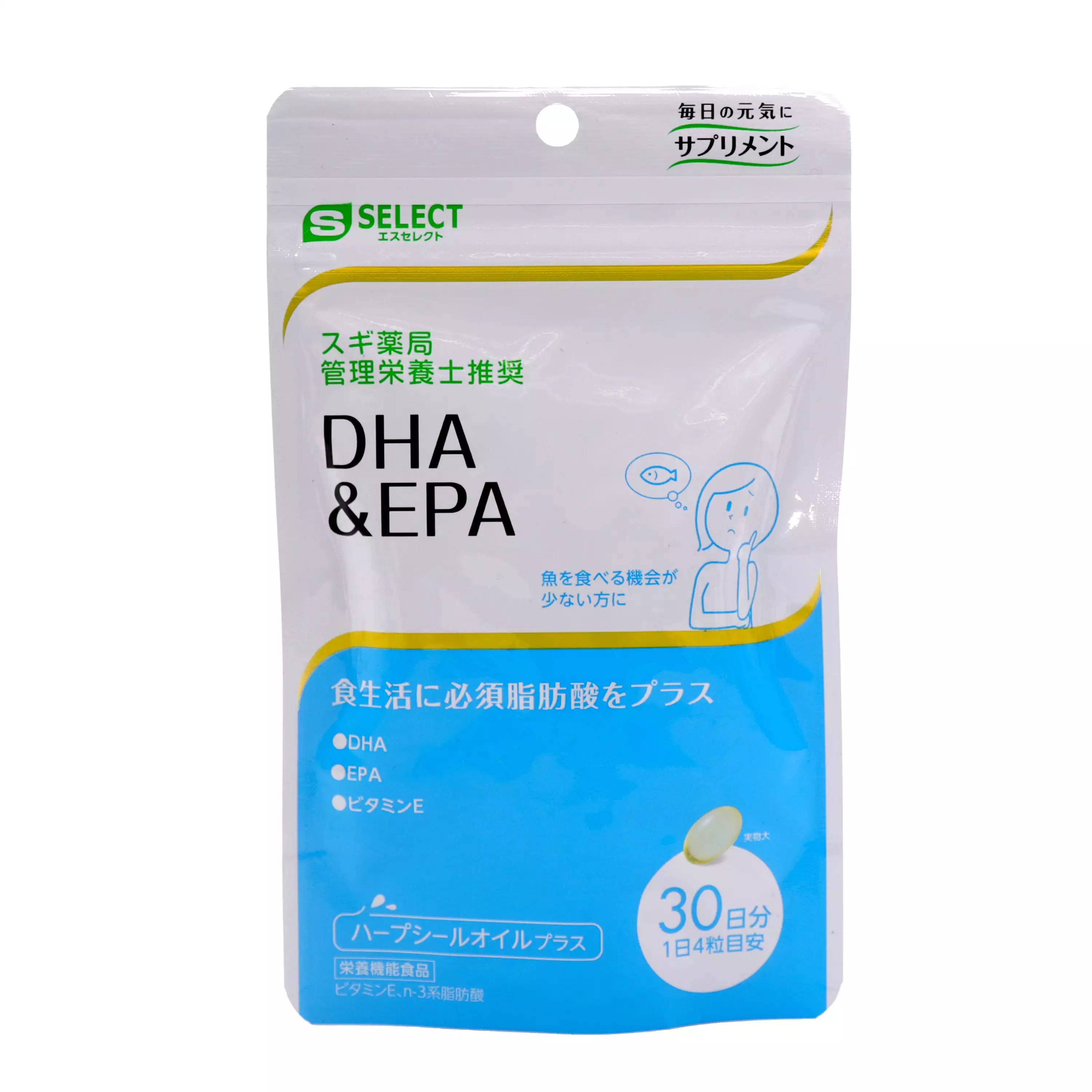 【S-SELECT】 ＤＨＡ&ＥＰＡ－30日分(120粒入)